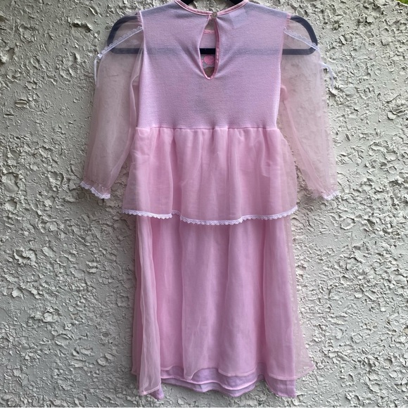 Vintage The Disney Store Beauty and the Beast Belle Nightgown Sheer Size 6/8 - Picture 7 of 8